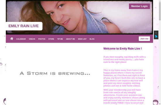 Emily Rain Live