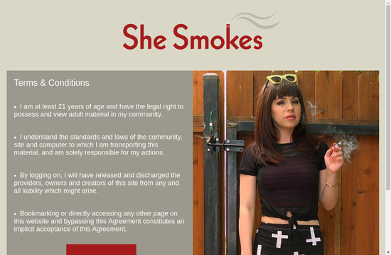 She Smokes