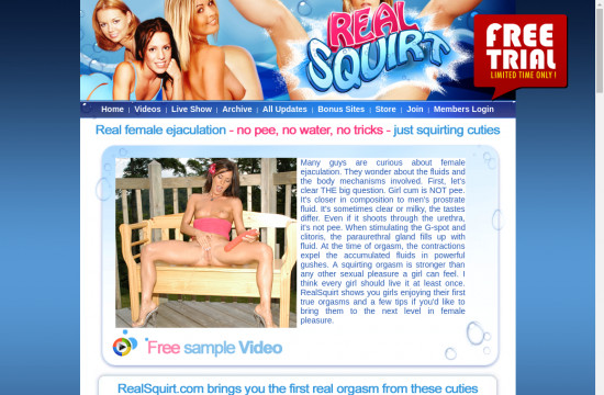 real squirt