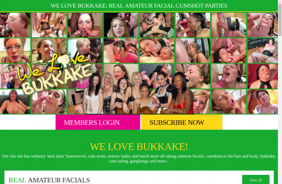 we love bukkake