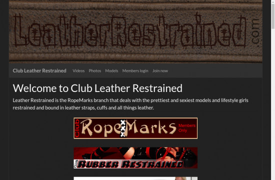 club leather restrained