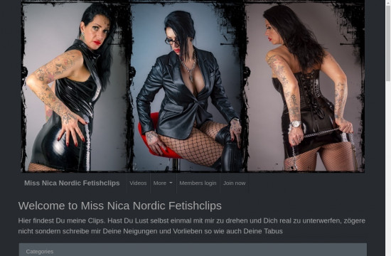 miss nica nordic fetishclips