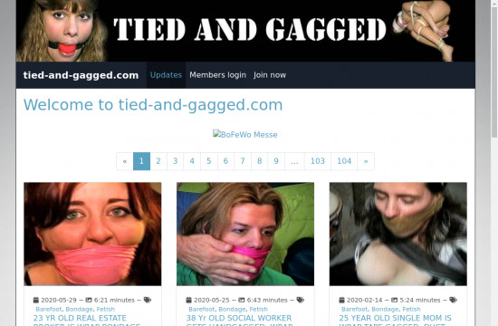 tied and gagged