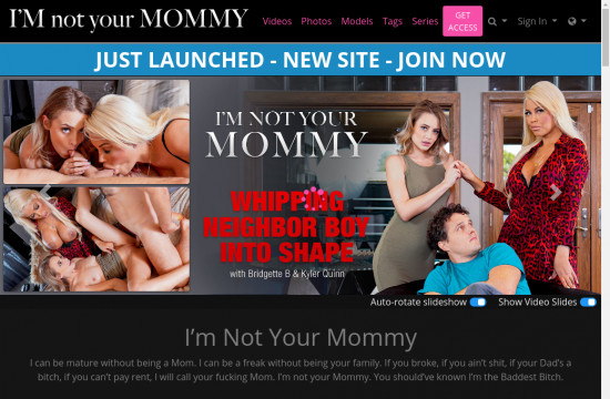 im not your mommy