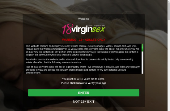 18 virgin sex