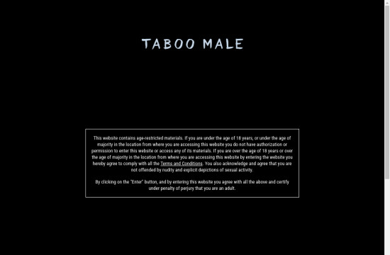 taboo male