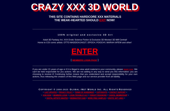 crazy 3 d world