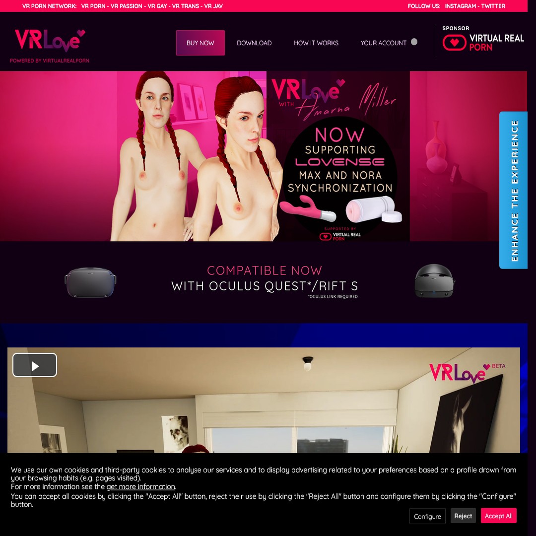 vr love the game passwords